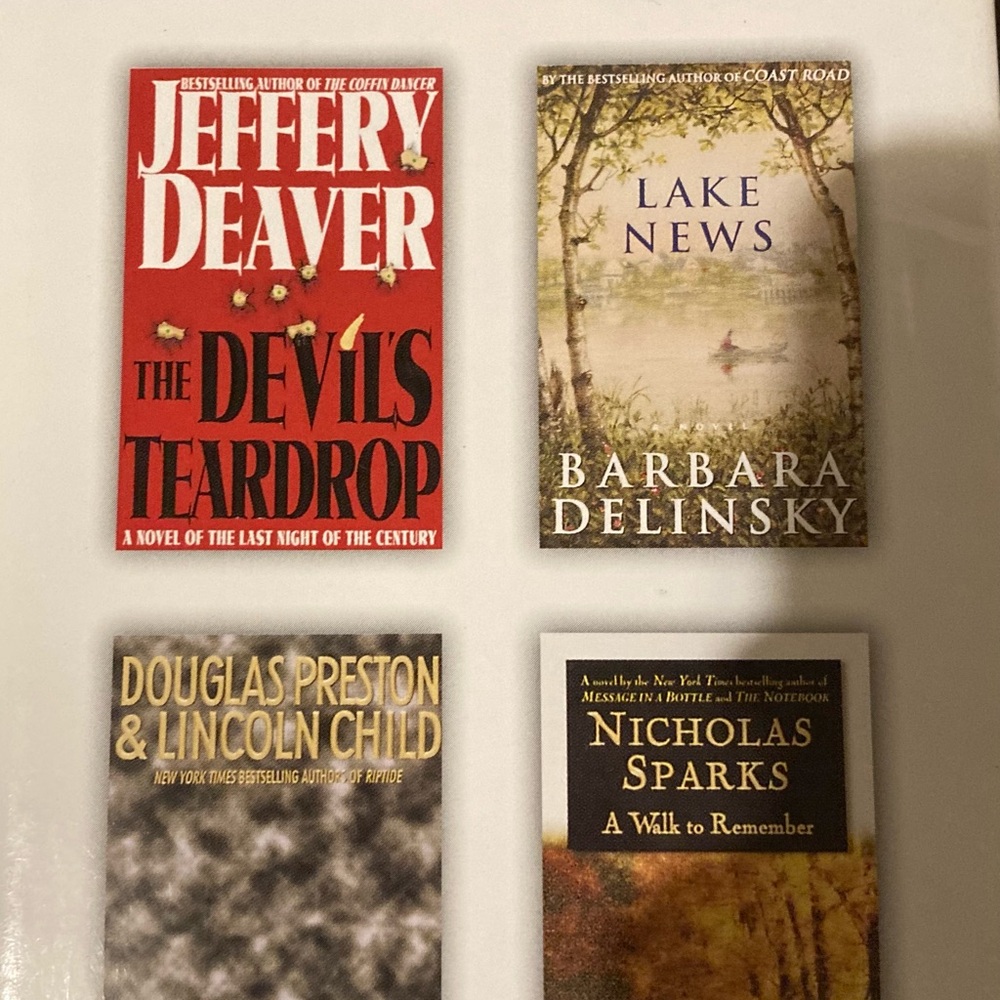 Readers Digest Blue Book Set by Jeffery Deaver and Nicholas Sparks